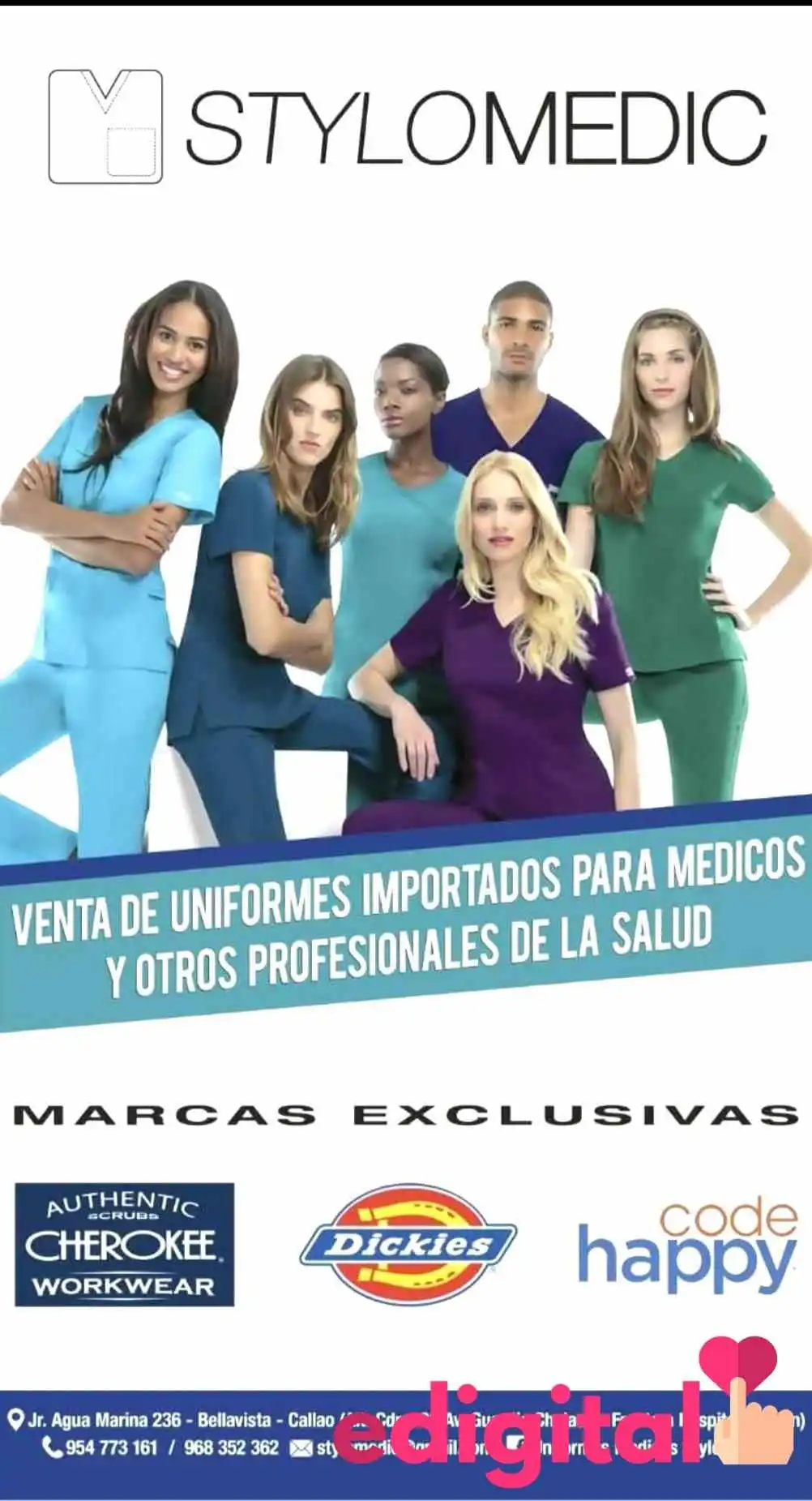 Stylomedic (Venta Uniformes Medicos Importados) - Agua Marina 267 Stylomedic (Venta Uniformes Medicos Importados) - Agua Marina 267