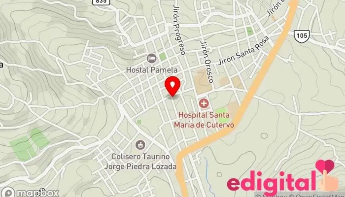 mapa de Agronegocios San Jose Farmacia veterinaria en Cutervo