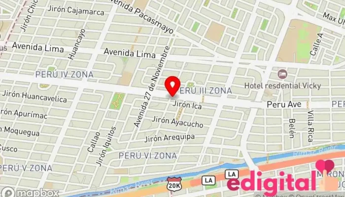 mapa de Ahorrofarma Farmacia en Lima