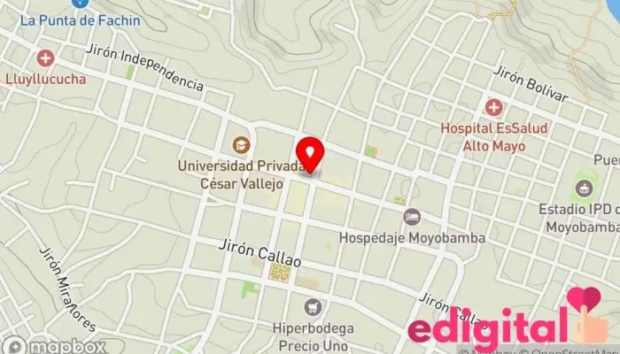 mapa de Arcangel Farmacia en Moyobamba