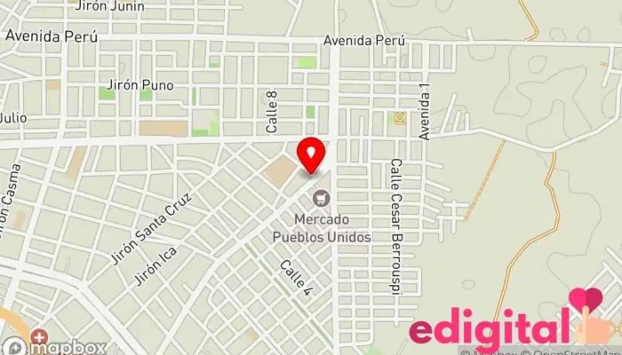 mapa de Baruch Farma Farmacia en Chimbote