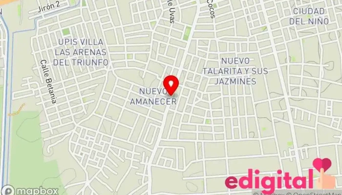 mapa de Bazar, perfumería “LUHANA” Farmacia en Piura