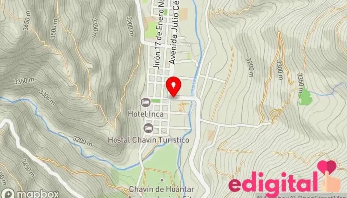 mapa de BELLSALUD Farma Farmacia en Chavín de Huantar
