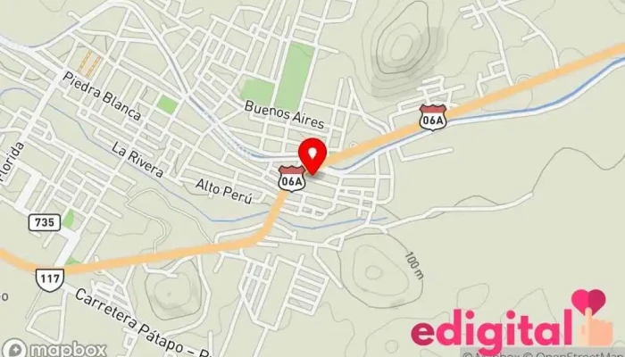 mapa de Bendiciones Farmacia en Patapo