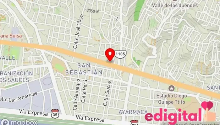 mapa de Bio ECC S.R.L. Farmacia en Cusco