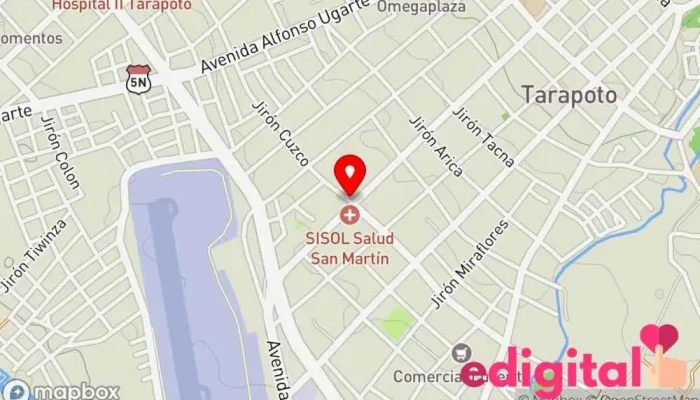 mapa de Bot. TARAPOTO SRA IRMA Farmacia en Tarapoto