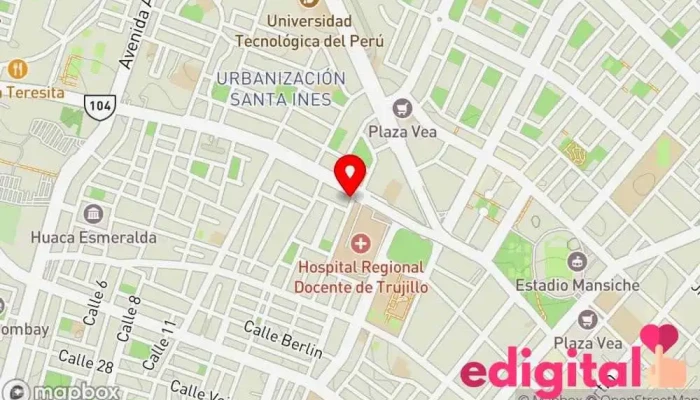 mapa de Botic Libertad Farma Farmacia en Trujillo