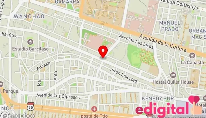 mapa de BOTICA 24 HORAS Farmacia en Cusco