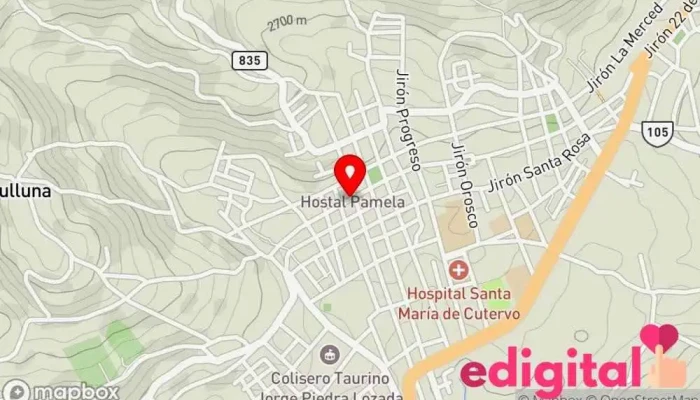 mapa de Botica Adomaí Farmacia en Cutervo