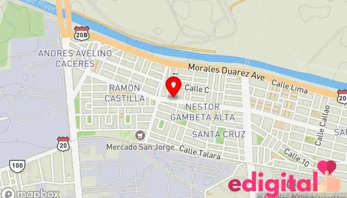 mapa de Botica Alameda Farmacia en Callao