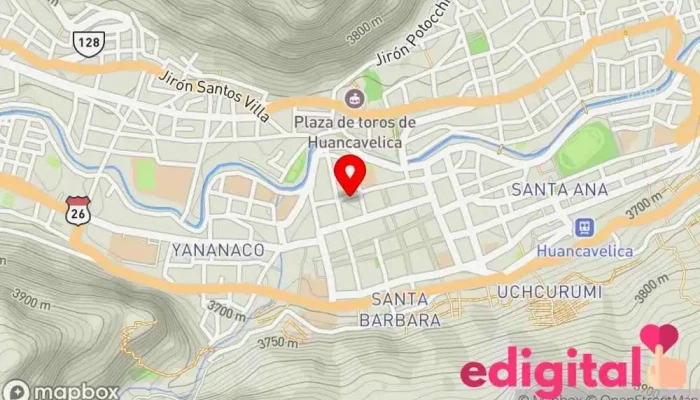 mapa de Botica Aldo's Farmacia en Huancavelica