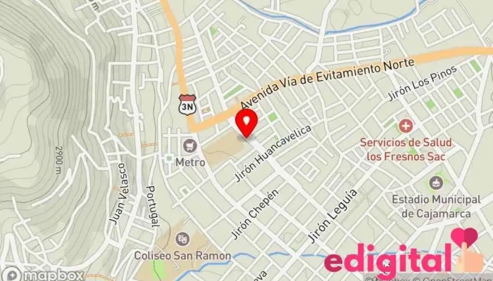 mapa de Botica Alessandra Farmacia en Cajamarca