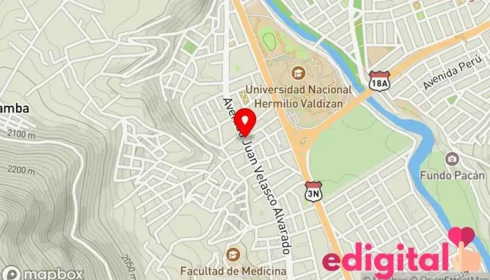 mapa de Botica Ambrosio Farmacia en Pillco Marca