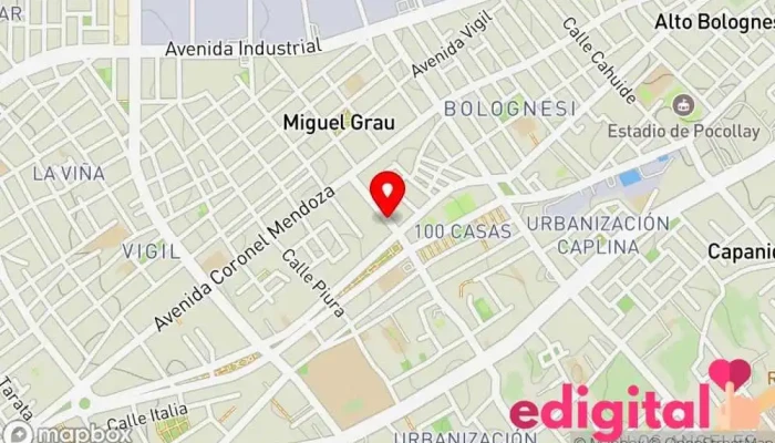 mapa de Botica Amira Farmacia en Tacna