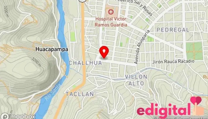 mapa de Botica Angedys Farmacia en Huaraz