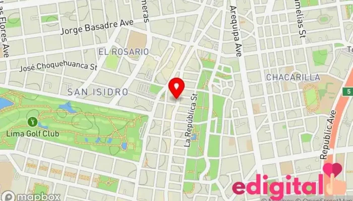 mapa de Botica Audifarma San Isidro Farmacia en San Isidro