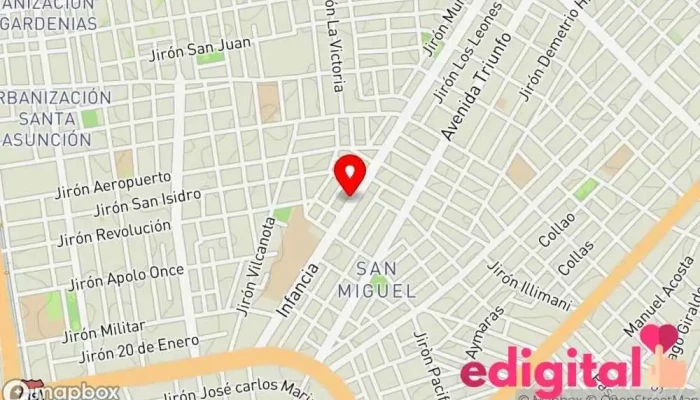 mapa de Botica AyC farma Farmacia en Juliaca
