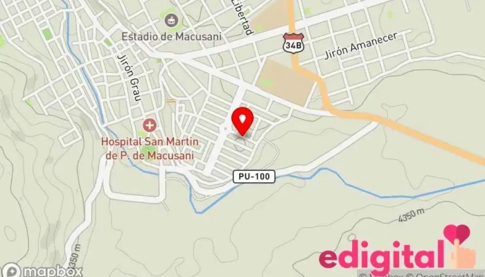 mapa de BOTICA BIENESTAR Farmacia en Macusani