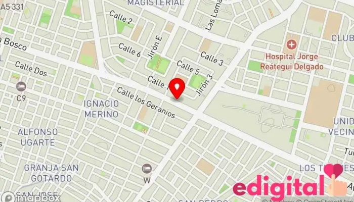 mapa de Botica Biofarma Farmacia en Piura