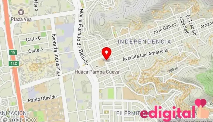 mapa de BOTICA BIOSALUD Farmacia en Independencia