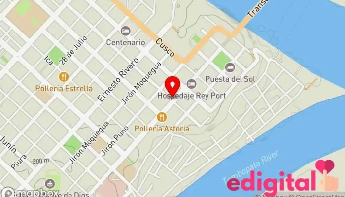 mapa de Botica Blv Farmacia en Puerto Maldonado
