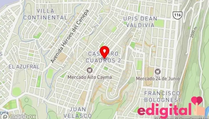 mapa de Botica Buena Salud Farmacia en Cayma