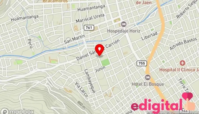 mapa de Botica Cajamarca Farmacia en Jaén