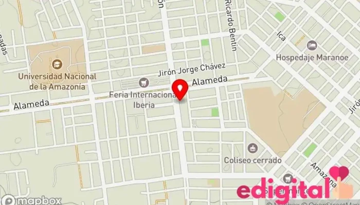 mapa de BOTICA CORAZON DE JESUS Farmacia en 5Puerto Maldonado