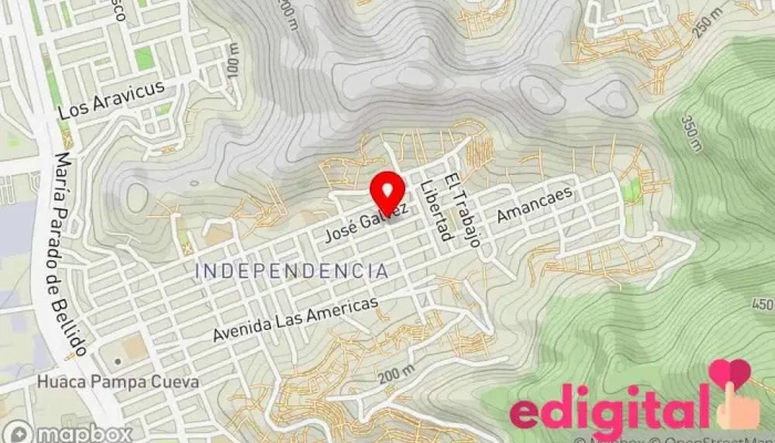 mapa de Botica Cueva Farmacia en Lima