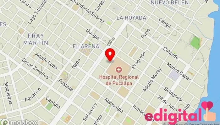 mapa de BOTICA D & M Farmacia en Pucallpa