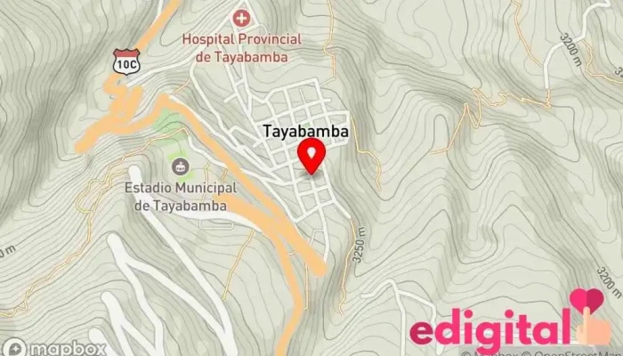 mapa de Botica danny Farmacia en Tayabamba