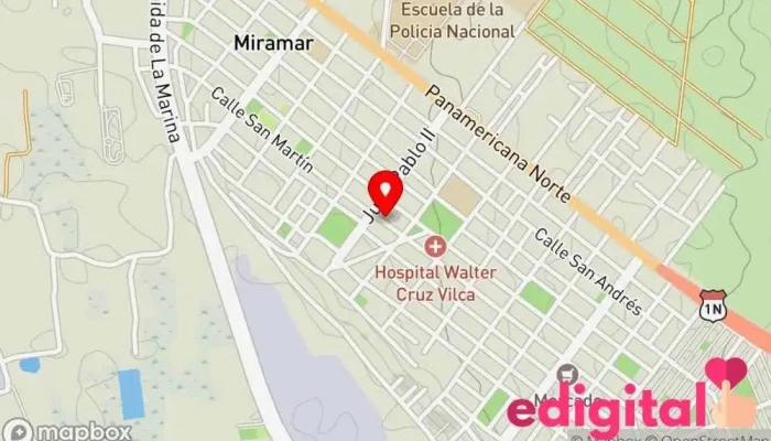 mapa de BOTICA DAVALCU Farmacia en Moche