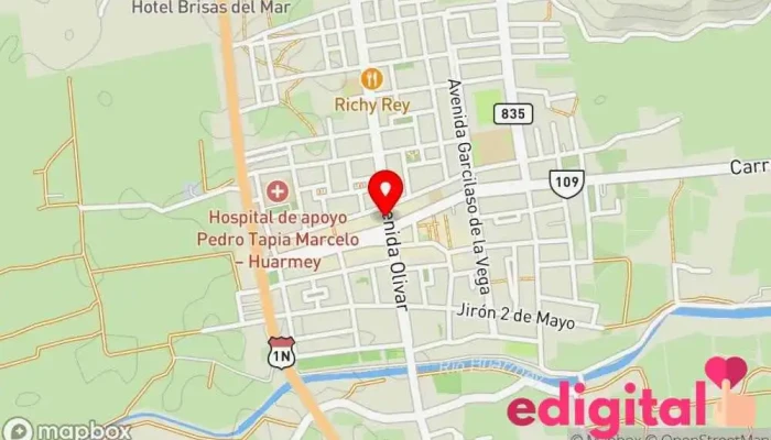 mapa de Botica Del Pueblo Farmacia en Huarmey