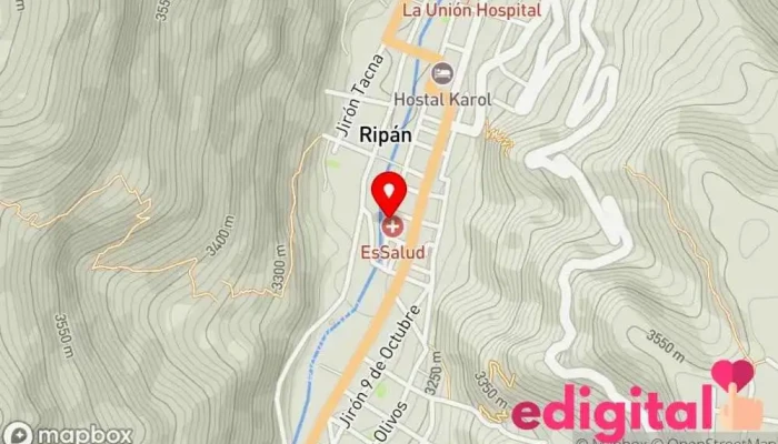 mapa de Botica Delifarma Farmacia en La Unión