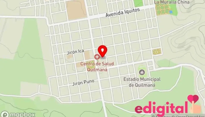 mapa de BOTICA DEUS FARMA Farmacia en Quilmaná
