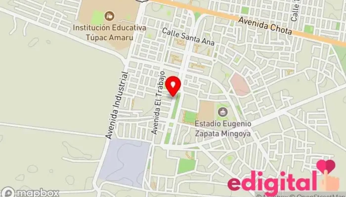 mapa de Botica Divina Esperanza Farmacia en Tumán