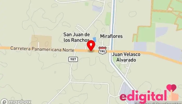 mapa de Botica Divino Corazón de Jesús Farmacia en 1NL, 20100