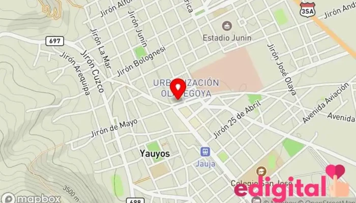 mapa de botica Dr. Lua Farmacia en Jauja
