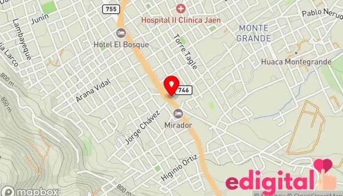 mapa de Botica Dra. Rangel Farmacia en Jaén