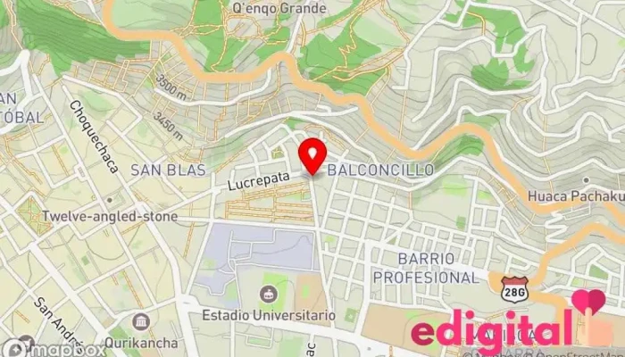 mapa de BOTICA-DRUGSTORE FRAMANGEL Farmacia en Cusco