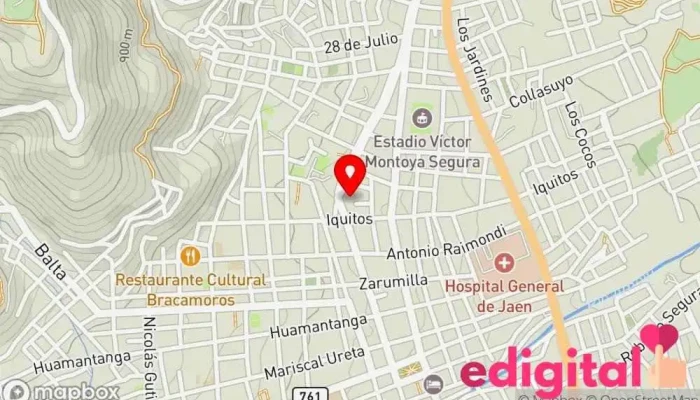 mapa de BOTICA ECOFARMA Farmacia en Jaén