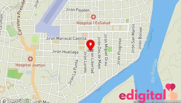 mapa de Botica Economic Farma Farmacia en Juanjuí