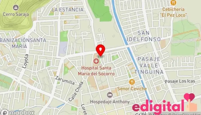 mapa de Botica E.I.R.L Rospharma Farmacia en Ica