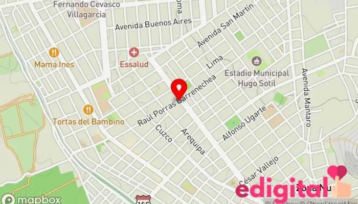 mapa de Botica El Doctor Farmacia en Ica