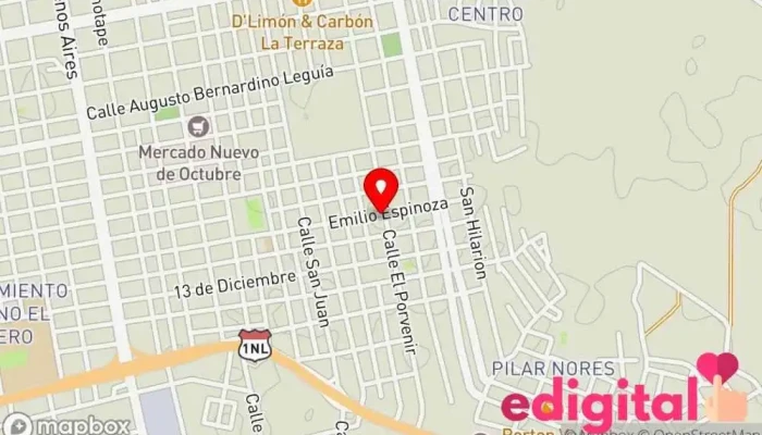 mapa de Botica El Porvenir Farmacia en Sullana