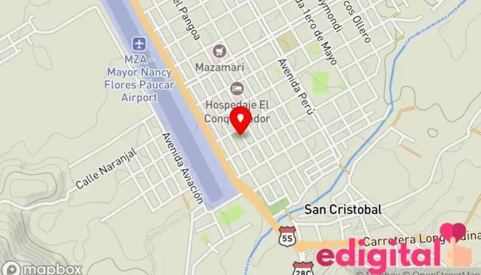 mapa de Botica El Pueblo Farmacia en Mazamari