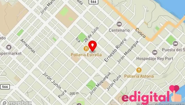 mapa de Botica el Pueblo Farmacia en Puerto Maldonado
