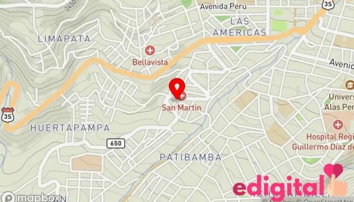 mapa de BOTICA EMMANUEL J&M Farmacia en Abancay