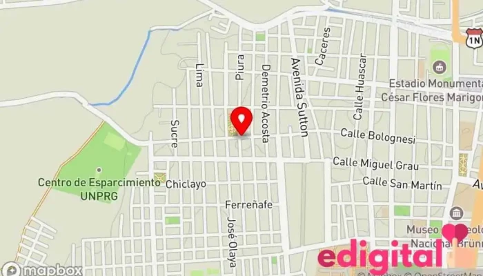 mapa de BOTICA FAMINORT Farmacia en Lambayeque