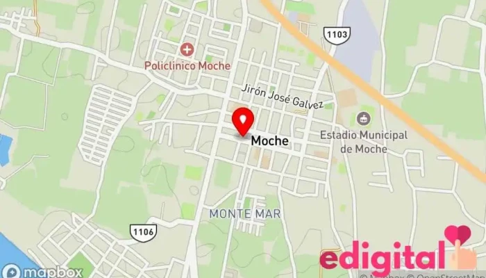 mapa de Botica Farma Cruz Farmacia en Moche